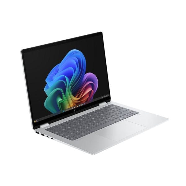 hp-omnibook-x-flipngai-14-ultra-7-258v-32go-1to-vue-34-gauche hp omnibook x flipngai 14 ultra 7 258v maroc vue 3/4 gauche