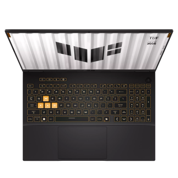 asus-tuf-f16-i7-14650hx-rtx-5050-16go-512go-vue-clavier asus tuf f16 i7 14650hx rtx 5050 maroc vue clavier