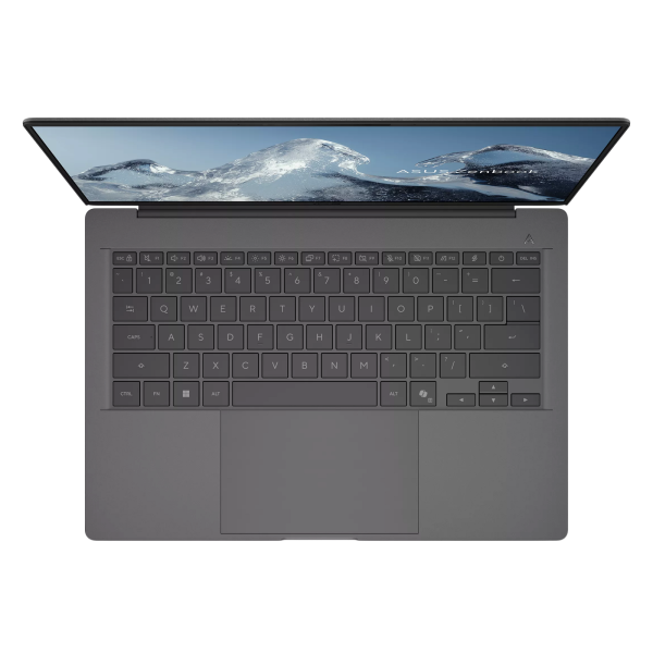 asus-zenbook-a14-snapdragon-x-16go-1to-vue-clavier asus zenbook a14 snapdragon x maroc vue clavier