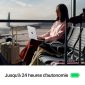 MacBook Pro 14 pouces utilisé en déplacement avec une autonomie jusqu’à 24 heures