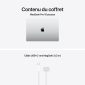 MacBook Pro 16 pouces et câble USB-C vers MagSafe 3