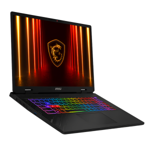 msi crosshair 17 hx ai ultra 7 255hx rtx 5070 maroc vue 3/4 avant gauche