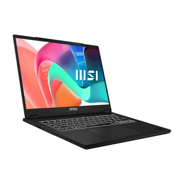 msi-modern-14-h-d2rmg-core-9-270h-16go-512go-vue-34-avant-gauche msi modern 14 h d2rmg core 9 270h maroc vue 3/4 avant gauche