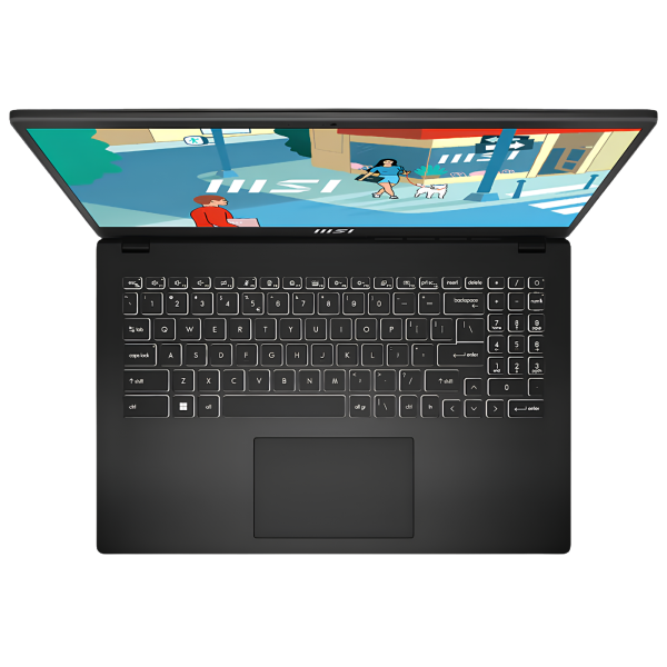 msi-modern-15-h-b13m-i9-13900h-16go-512go-vue-clavier msi modern 15 h b13m i9 13900h maroc vue clavier