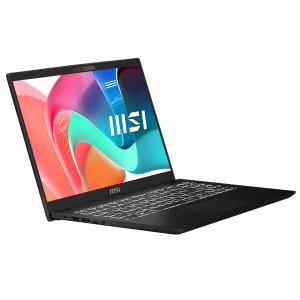 msi modern 15 h c2rmg core 9 270h maroc vue 3/4 avant gauche
