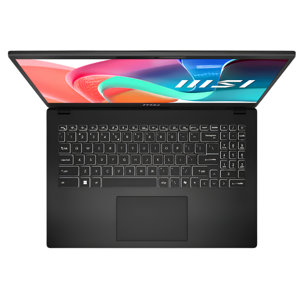 msi-modern-15-h-c2rmg-core-9-270h-16go-512go-vue-clavier msi modern 15 h c2rmg core 9 270h maroc vue clavier
