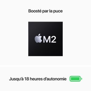 MacBook Air M2 – Puce et autonomie Puce Apple M2 et autonomie du MacBook Air 13 pouces