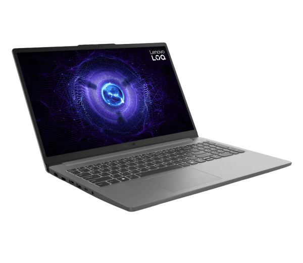 lenovo-loq-15-i5-12450hx-rtx-2050-vue-34-avant-gauche lenovo loq 15 i5 rtx 2050 vue 3/4 avant gauche
