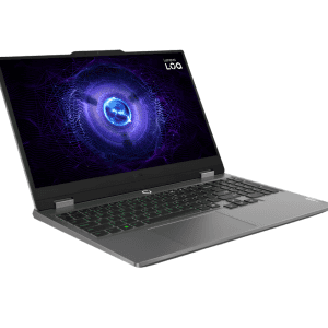 lenovo loq 15 rtx 4050 vue 3/4 avant gauche