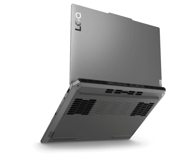 lenovo-loq-17-i7-13650hx-rtx-5050-vue-34-ouvert-droite-chassis lenovo loq 17 i7 rtx 5050 vue 3/4 ouvert droite chassis