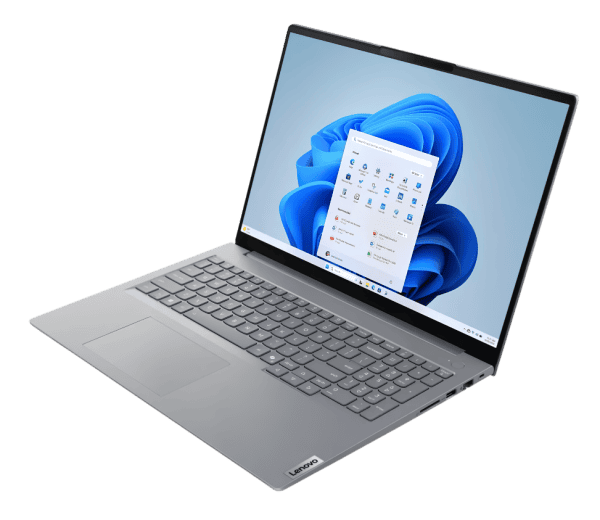 lenovo-thinkbook-16-ultra-7-255h-vue-34-avant-droite lenovo thinkbook 16 ultra 7 vue 3/4 avant droite