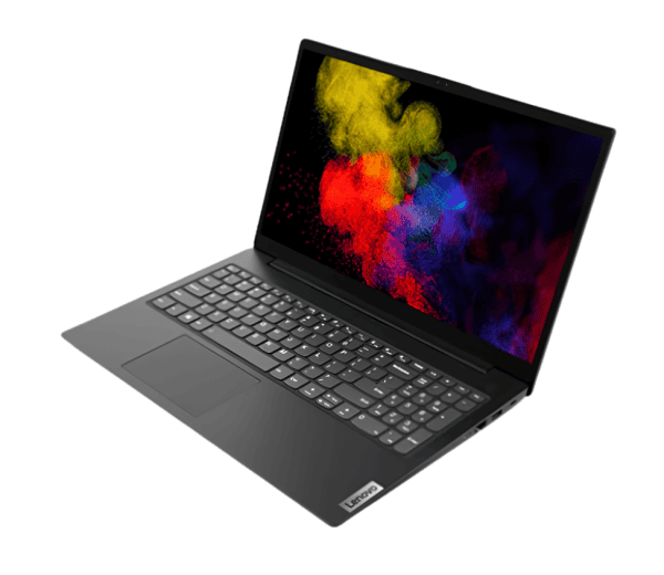 lenovo-v15-g2-celeron-n4500-vue-34-avant-droite lenovo v15 g2 celeron vue 3/4 avant droite