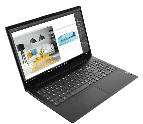 lenovo-v15-g2-celeron-n4500-vue-34-avant-gauche lenovo v15 g2 celeron vue 3/4 avant gauche