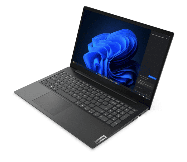 lenovo-v15-gen-5-i5-13420h-vue-34-avant-droite lenovo v15 gen 5 i5 vue 3/4 avant droite